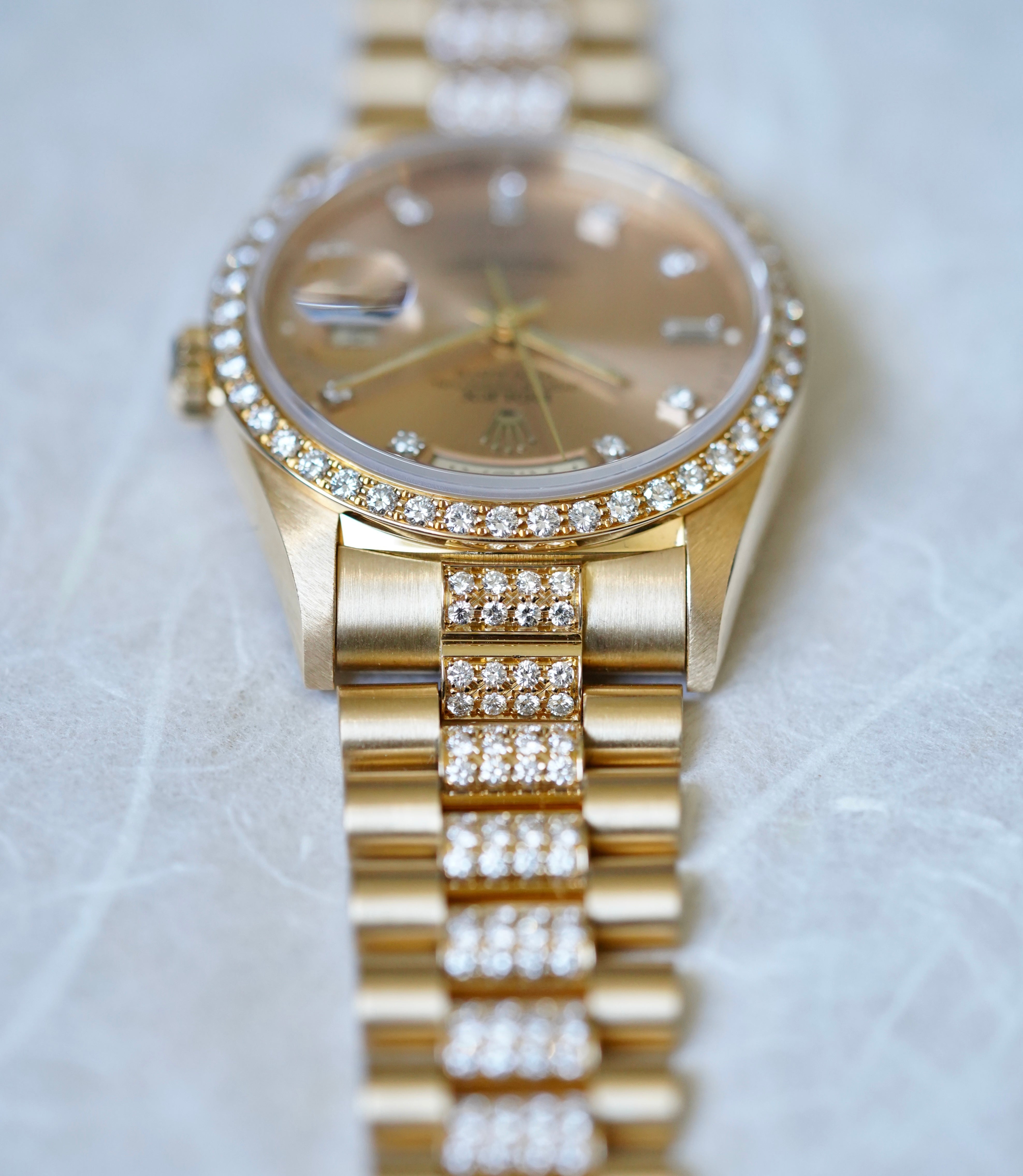 Rolex Day Date Ref.18348 with Factory Diamond Bracelet