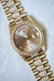 Rolex Day Date Ref.18348 with Factory Diamond Bracelet