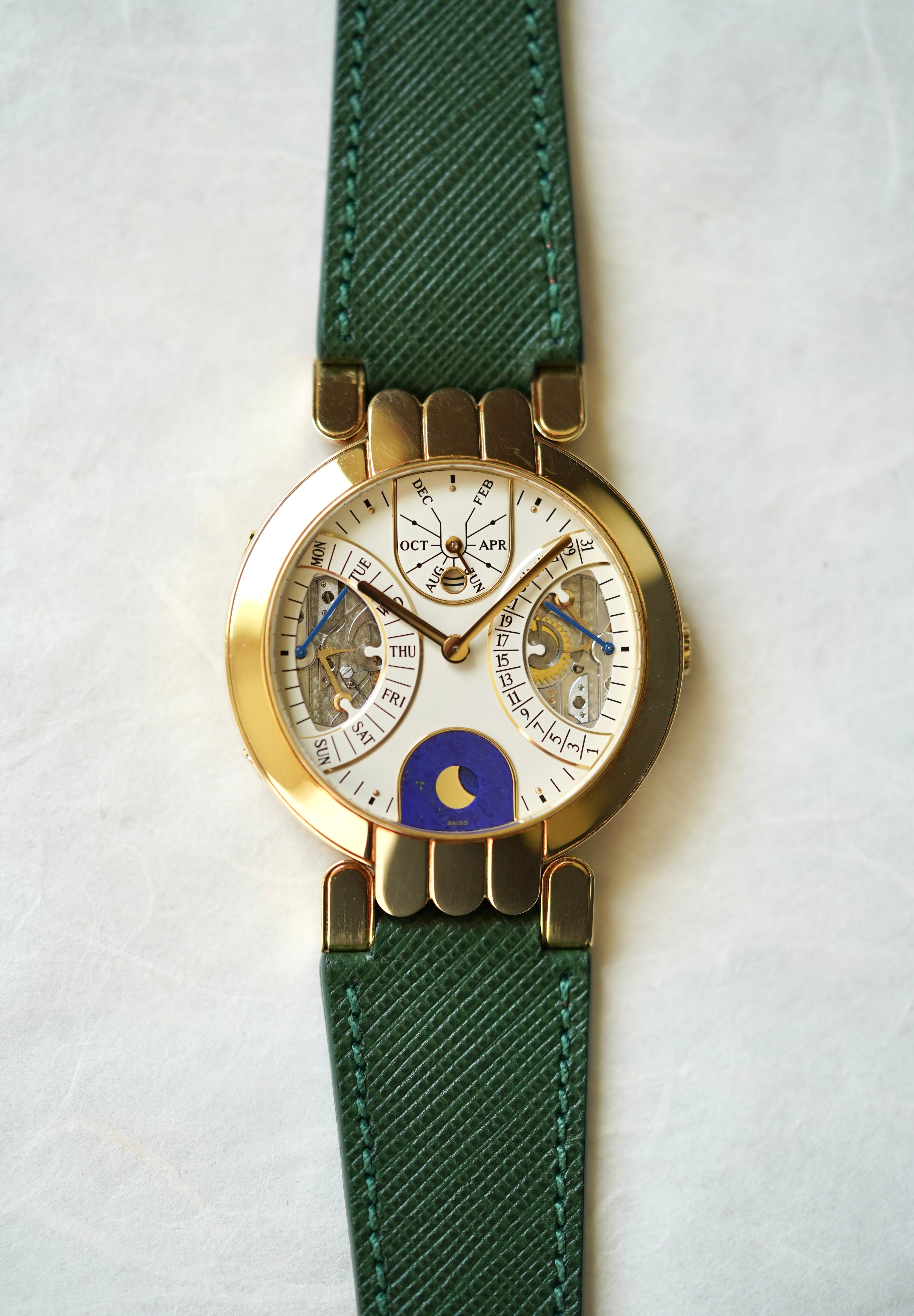 Harry Winston Bi-Retrograde Perpetual Calendar in 18K Yellow Gold