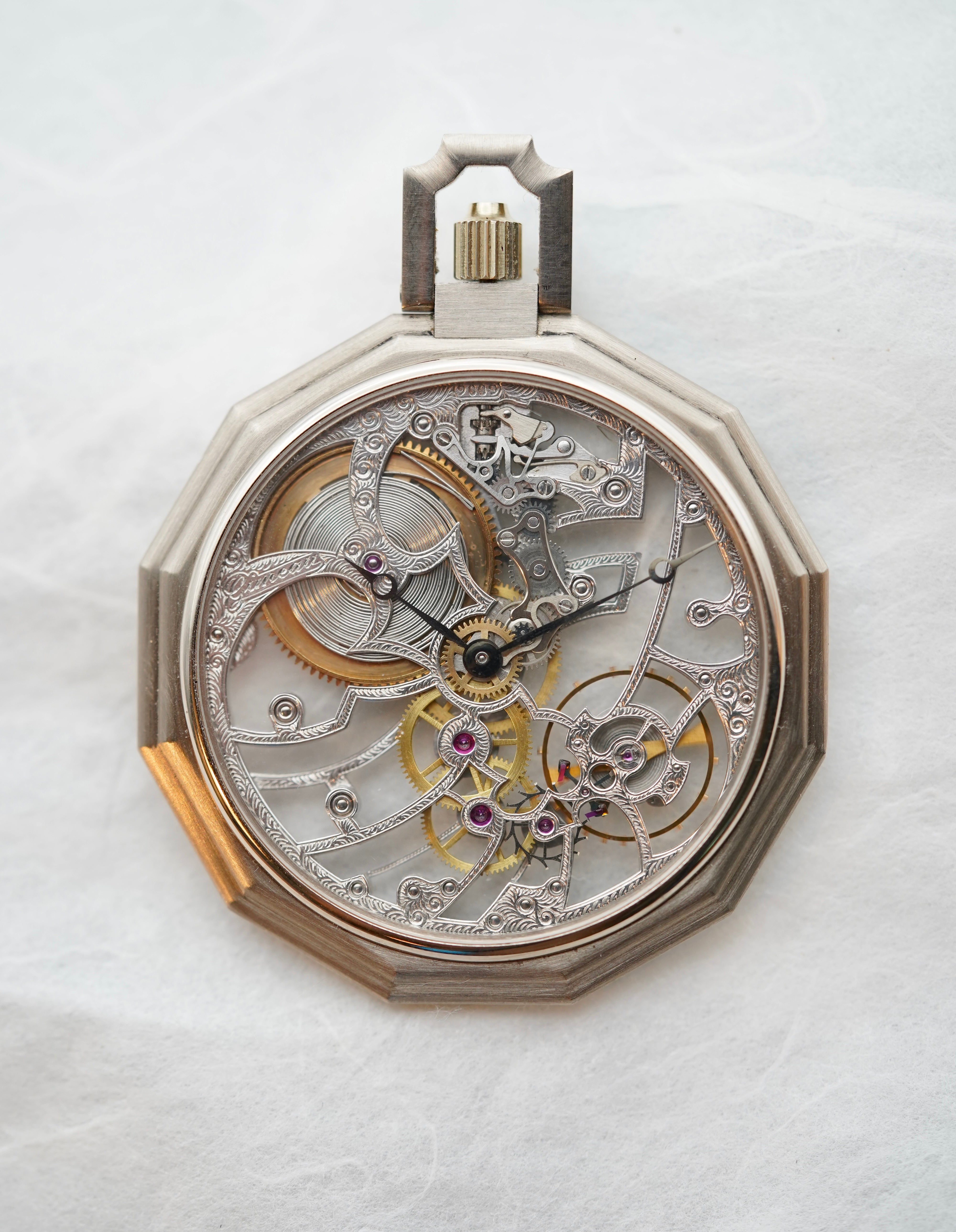 Daniel Aubert Skeletonised Pocket Watch