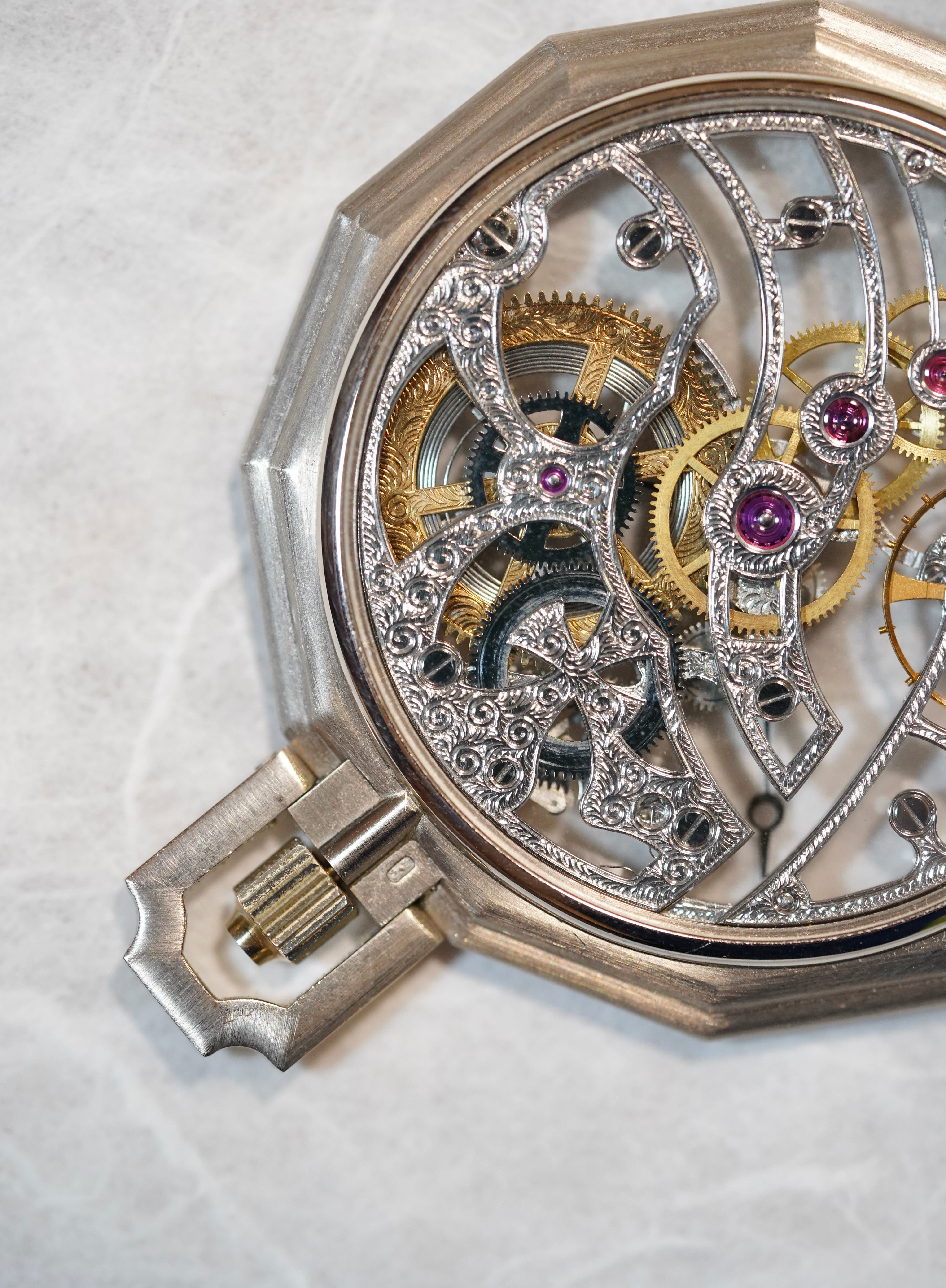Daniel Aubert Skeletonised Pocket Watch