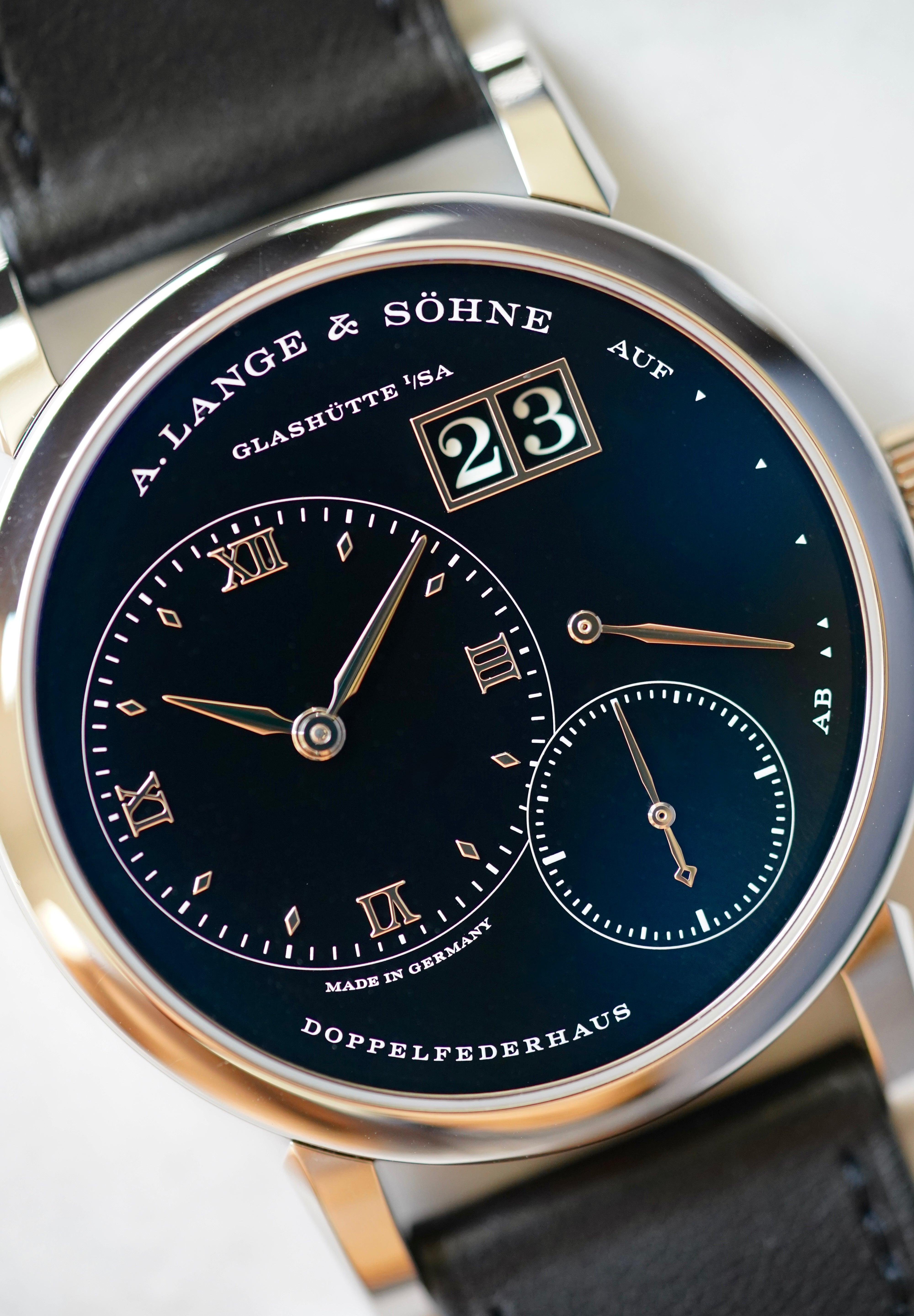 A Lange & Söhne Lange 1 Platinum Onyx Dial 191.062