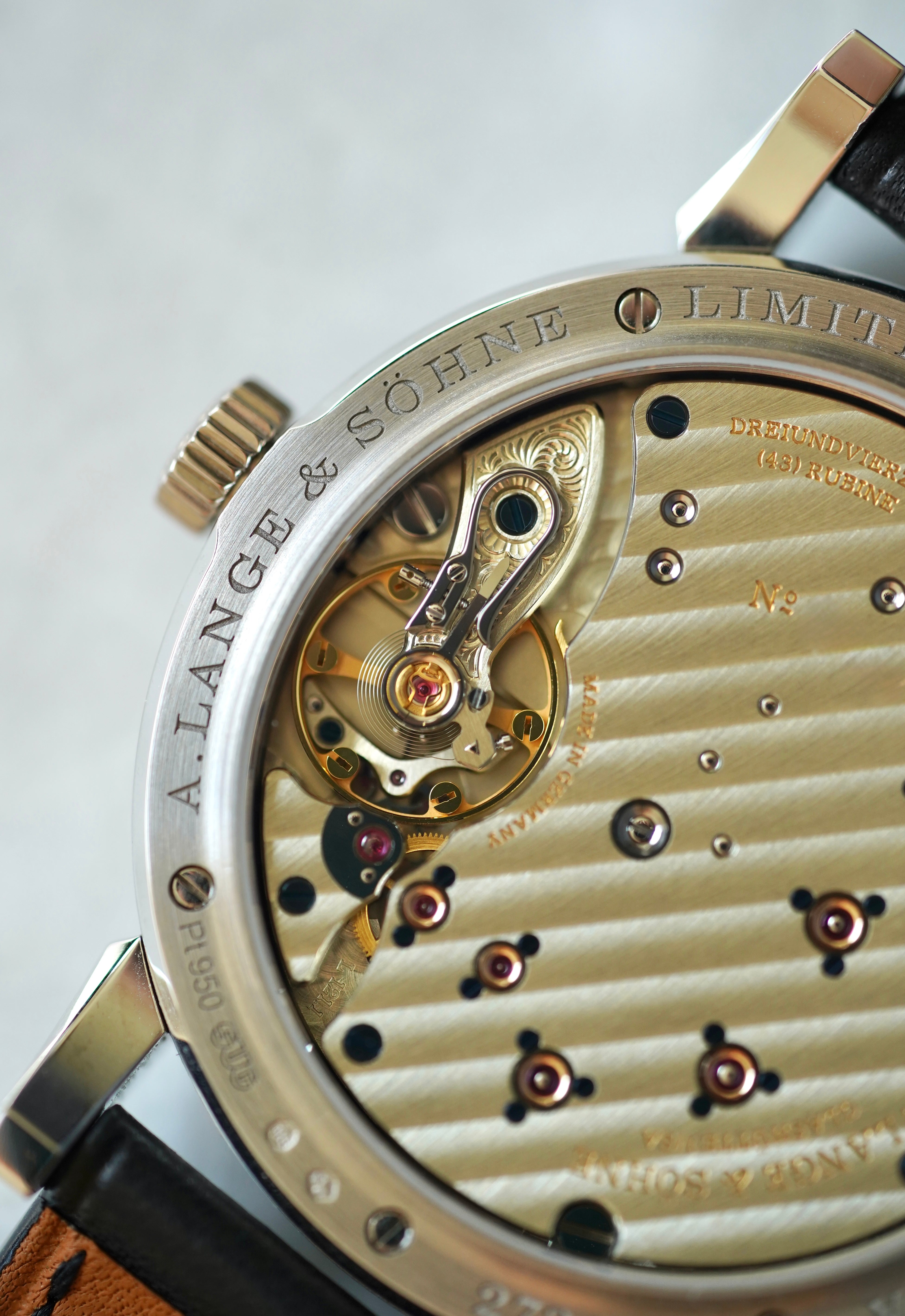A Lange & Söhne Lange 1 Platinum Onyx Dial 191.062