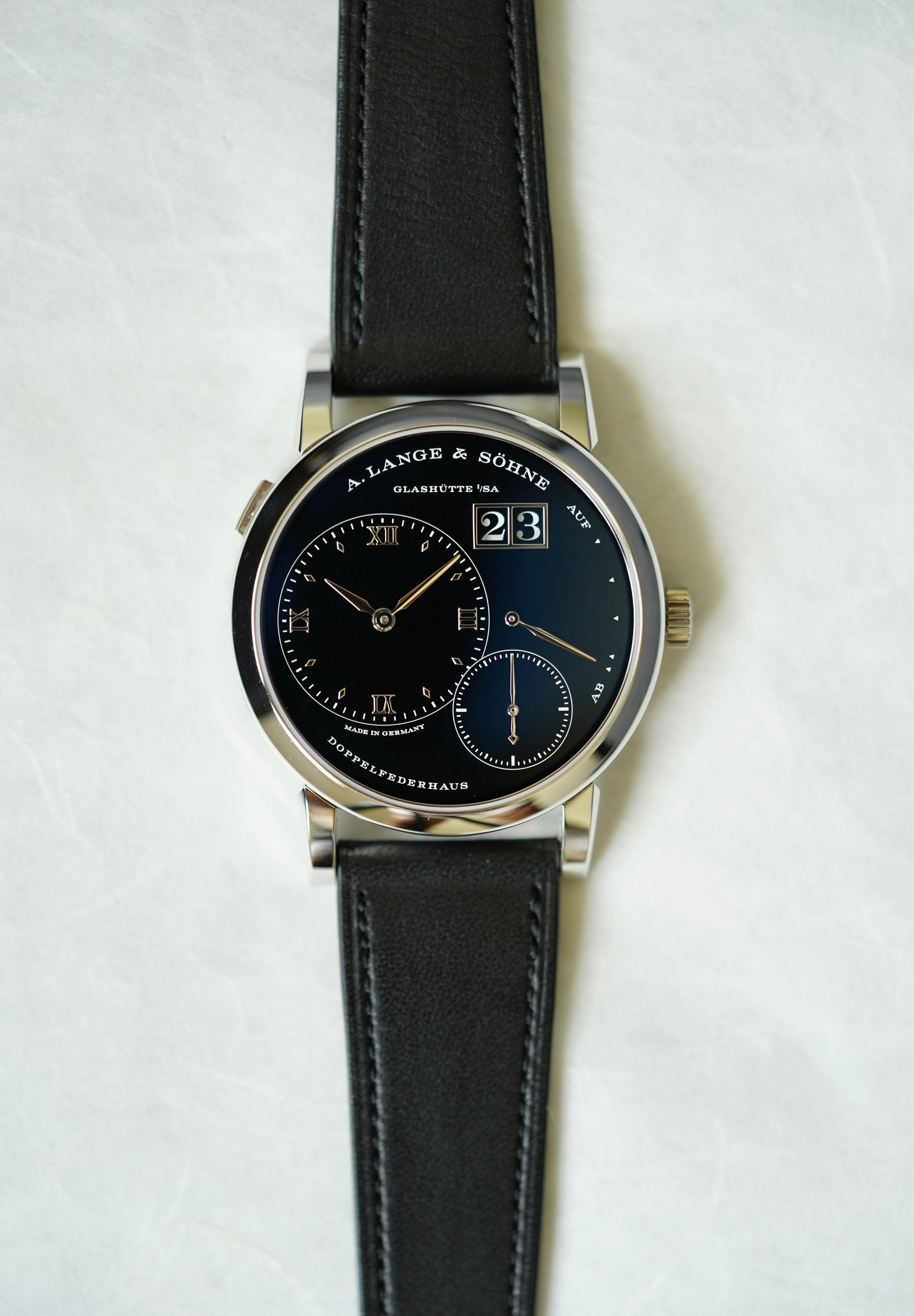 A Lange & Söhne Lange 1 Platinum Onyx Dial 191.062