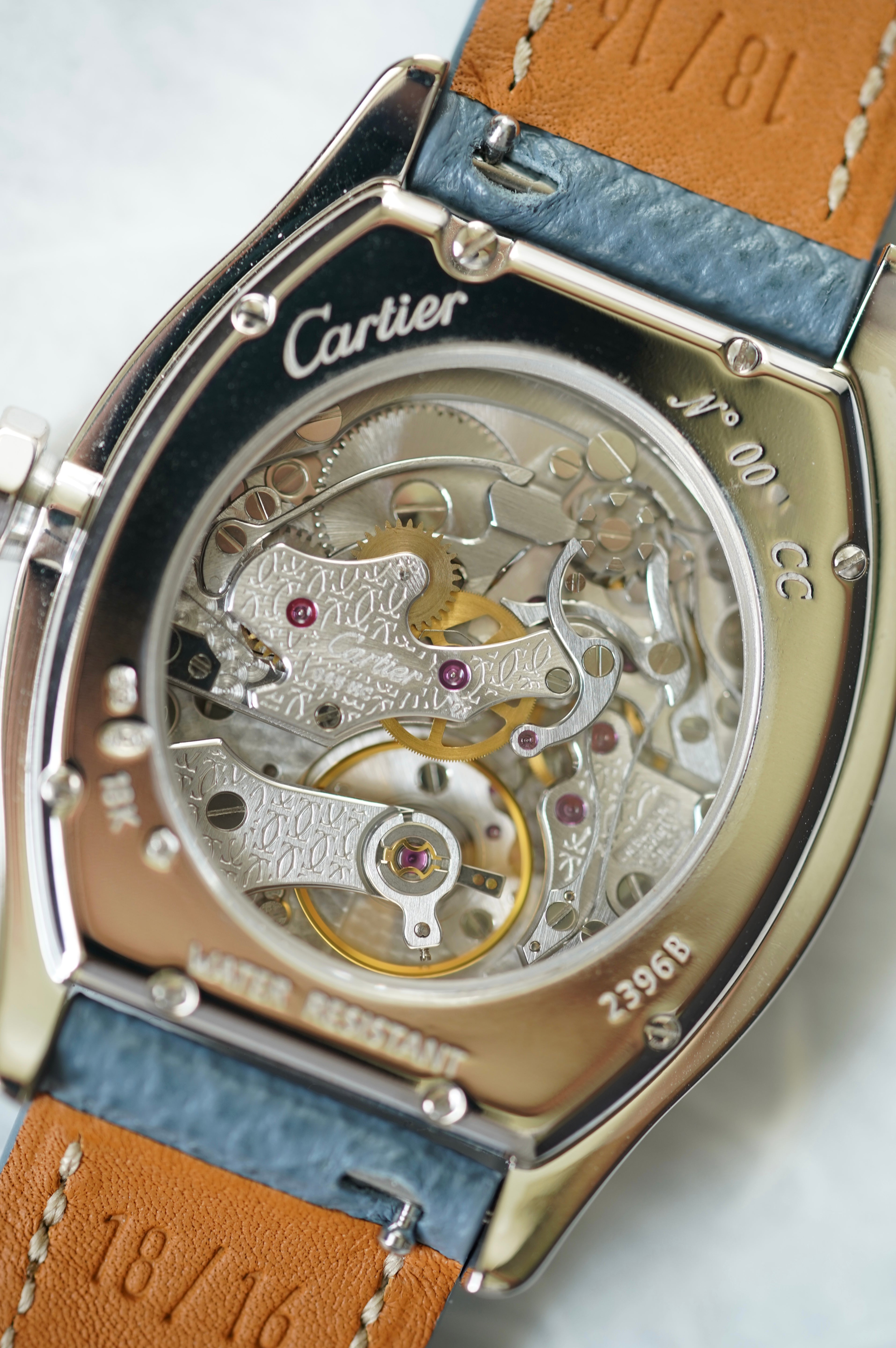 Cartier CPCP Tortue Monopoussior in White Gold