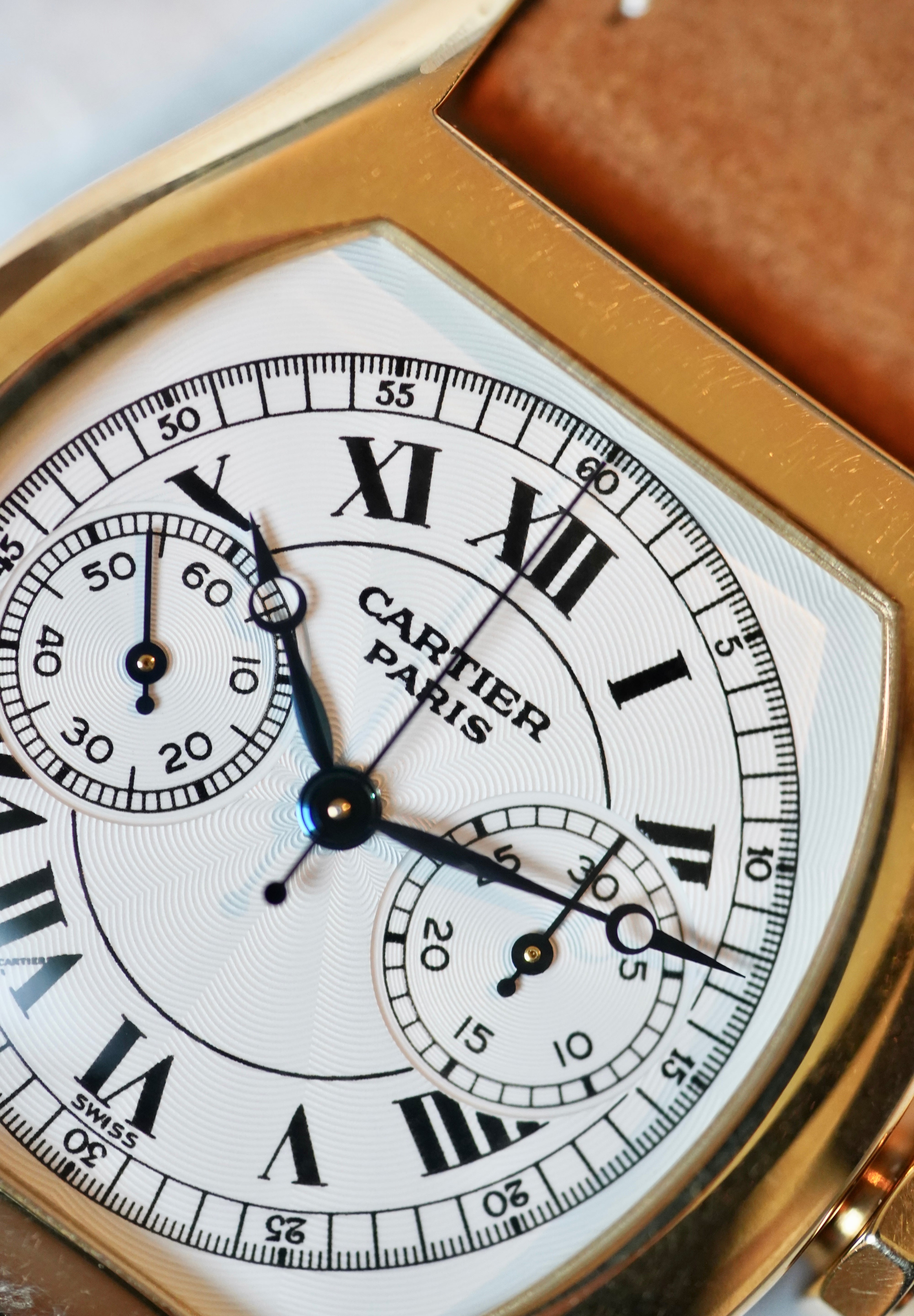 Cartier Tortue Monopoussoir ref.2356 in Yellow Gold
