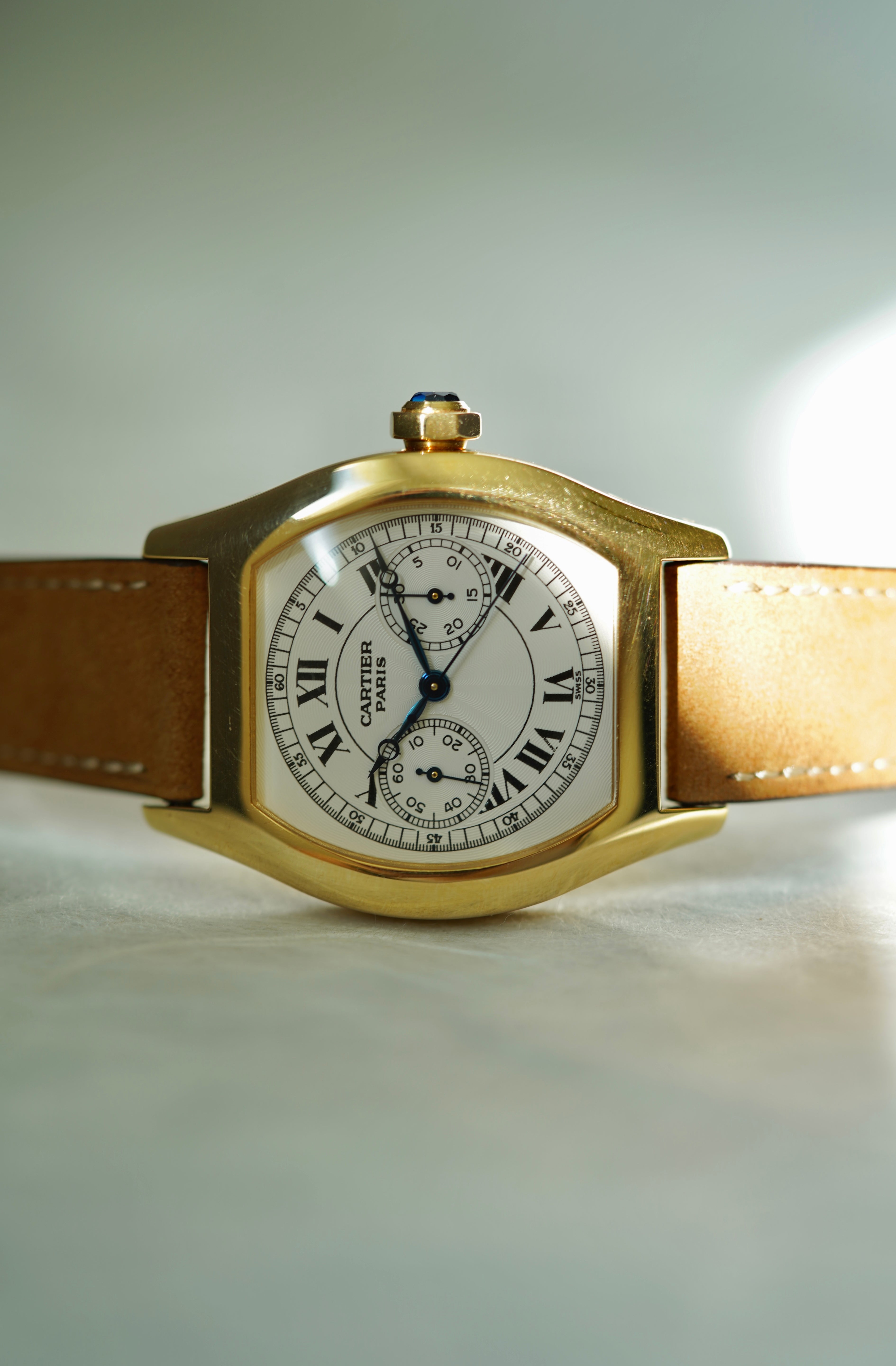 Cartier Tortue Monopoussoir ref.2356 in Yellow Gold