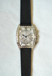 Franck Muller Curvex Chronograph Ref.7501 CC w.Baguette Bezel