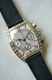 Franck Muller Curvex Chronograph Ref.7501 CC w.Baguette Bezel