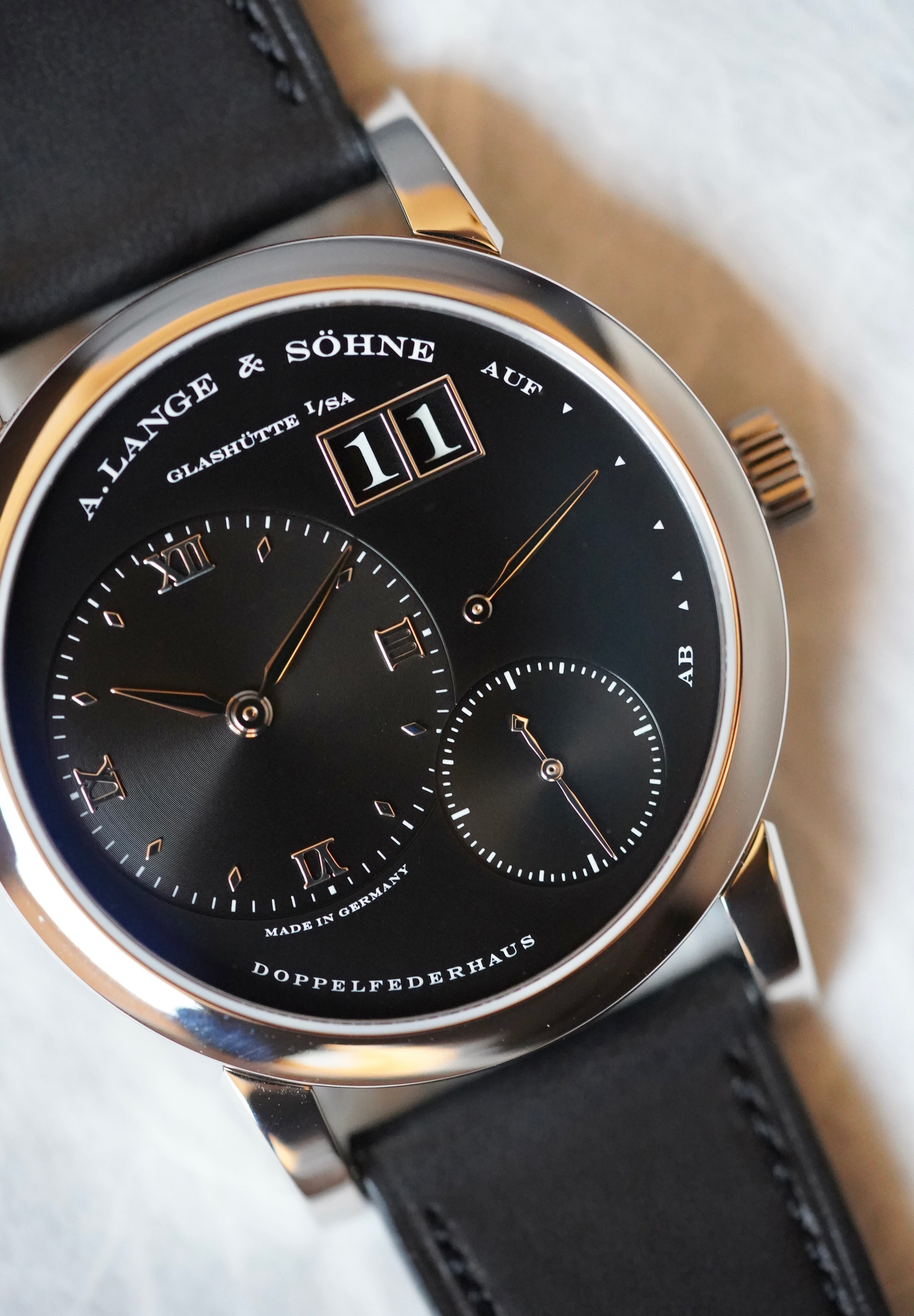 A Lange & Söhne Lange 1 Platinum ref.101.035 "Darth"