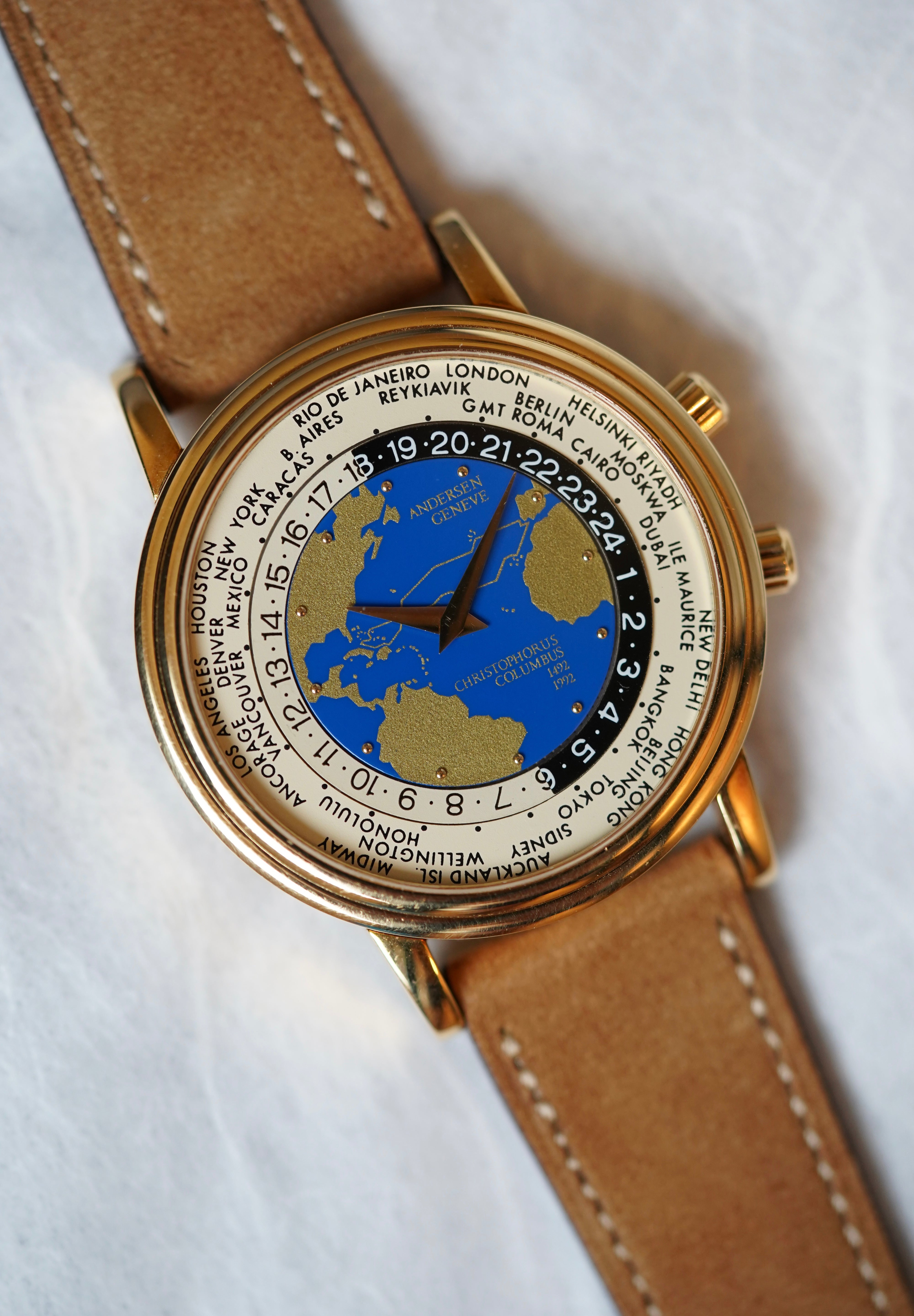 Andersen Geneve Worldtimer Christopher Colombus Limited Edition
