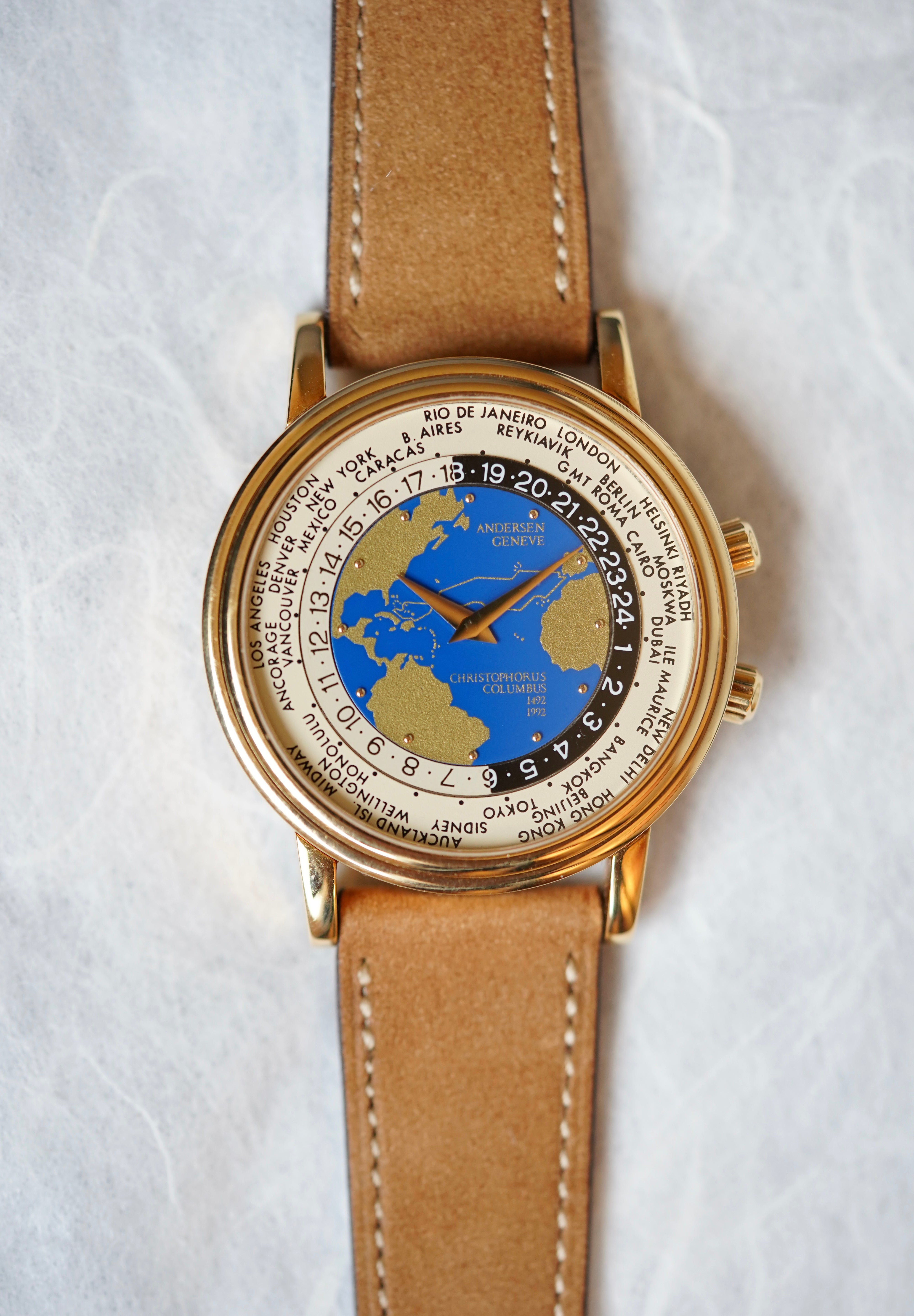 Andersen Geneve Worldtimer Christopher Colombus Limited Edition