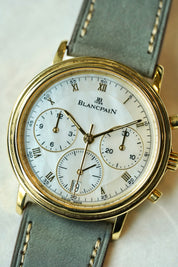 Blancpain Villeret Chronograph 1185 Mother of Pearl Dial